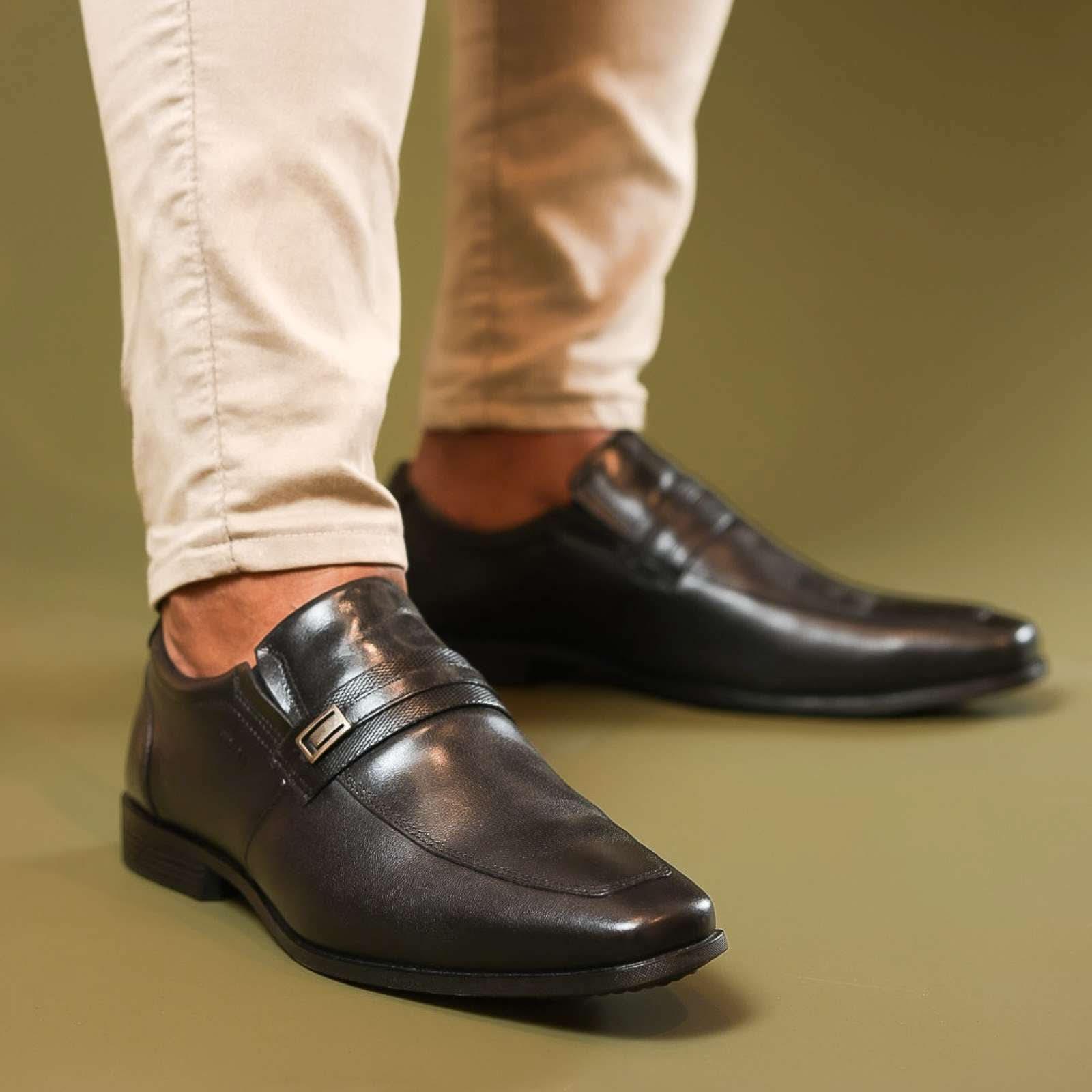 SAPATO MASCULINO SOCIAL COURO LEGITIMO CARLOS - Banana Calçados - Sapato social masculino